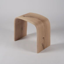 Load image into Gallery viewer, Arched Oak Stool