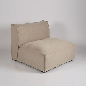 Linen Cube Chair