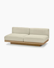 Load image into Gallery viewer, Two Seater Beige Outdoor Sofa