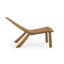 Load image into Gallery viewer, Pair of Unique Teak Lounge Chairs