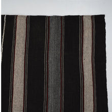 Load image into Gallery viewer, Grey &amp; Brown Striped Kilim