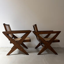 Load image into Gallery viewer, Set of 2 Cross-Leg Lounge Chairs PJ-SI-45-A