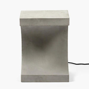 Concrete Side Table Lamp