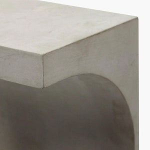 Concrete Side Table Lamp