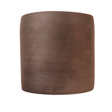 Load image into Gallery viewer, Designer porcelain candle Preacher scent with warm amber and oud, hand-poured in the Northern Rockies