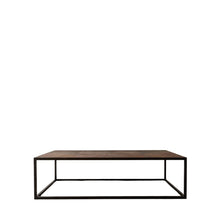 Load image into Gallery viewer, Leather and Steel Coffee Table