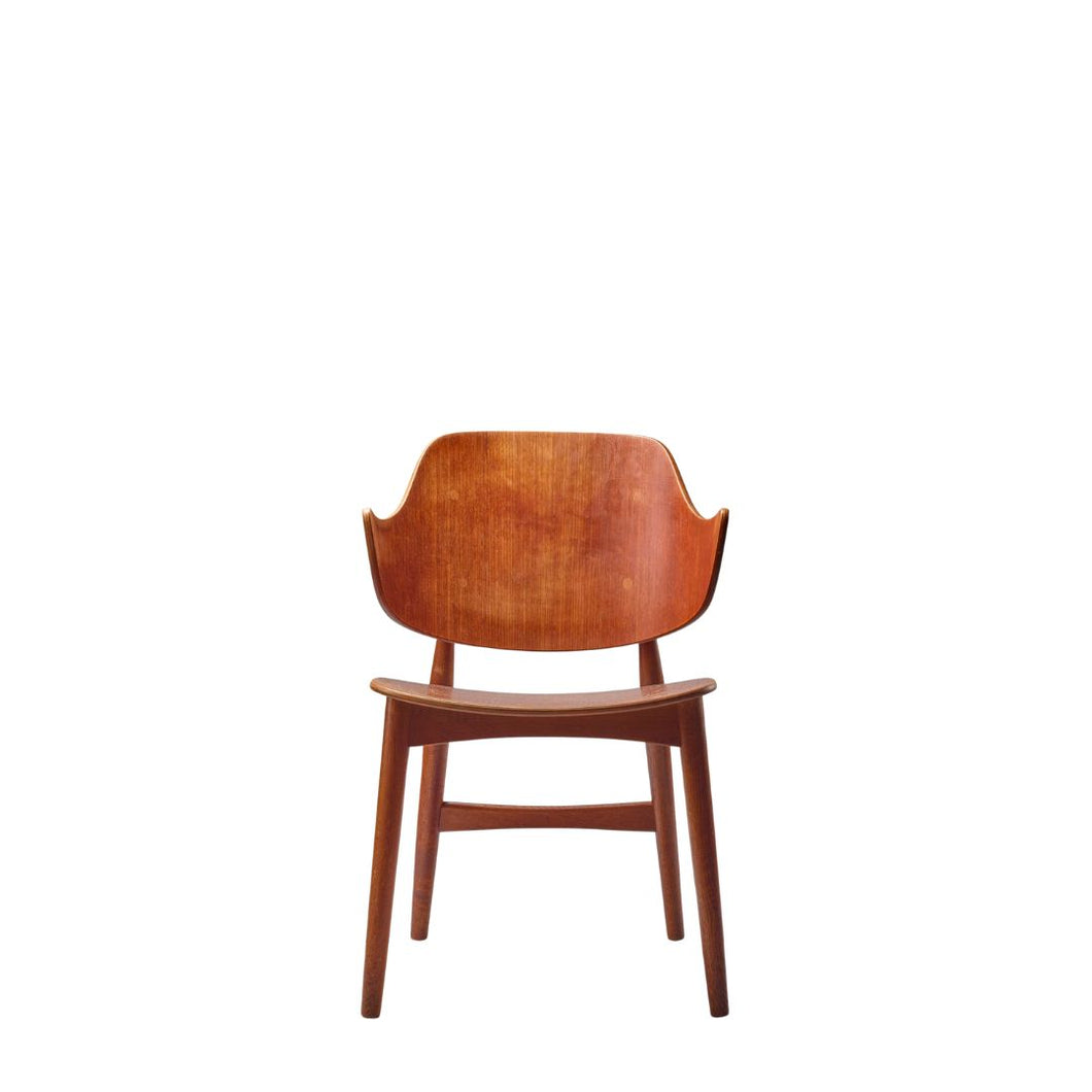 Curved Wooden Armchair Model 306