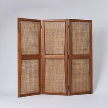 Load image into Gallery viewer, Teak and Caned Screen