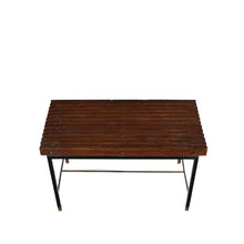 Load image into Gallery viewer, Teak Slatted Bench