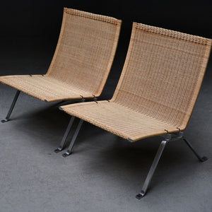 Set PK22 Wicker Lounge Chairs