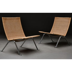 Set PK22 Wicker Lounge Chairs