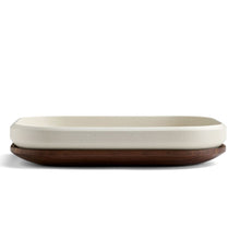 Load image into Gallery viewer, Ceramic Oven Dish with Walnut Lid