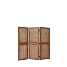 Load image into Gallery viewer, Teak and Caned Screen