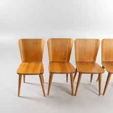 Laden Sie das Bild in den Galerie-Viewer, Set of 4 Göran Malmvall  Pine Chairs