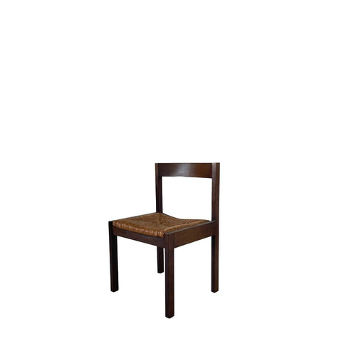 Set of 6 Wengé Dining Chairs