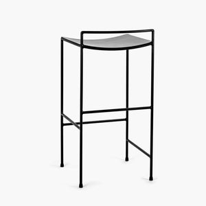 Black Metal Bar Stool