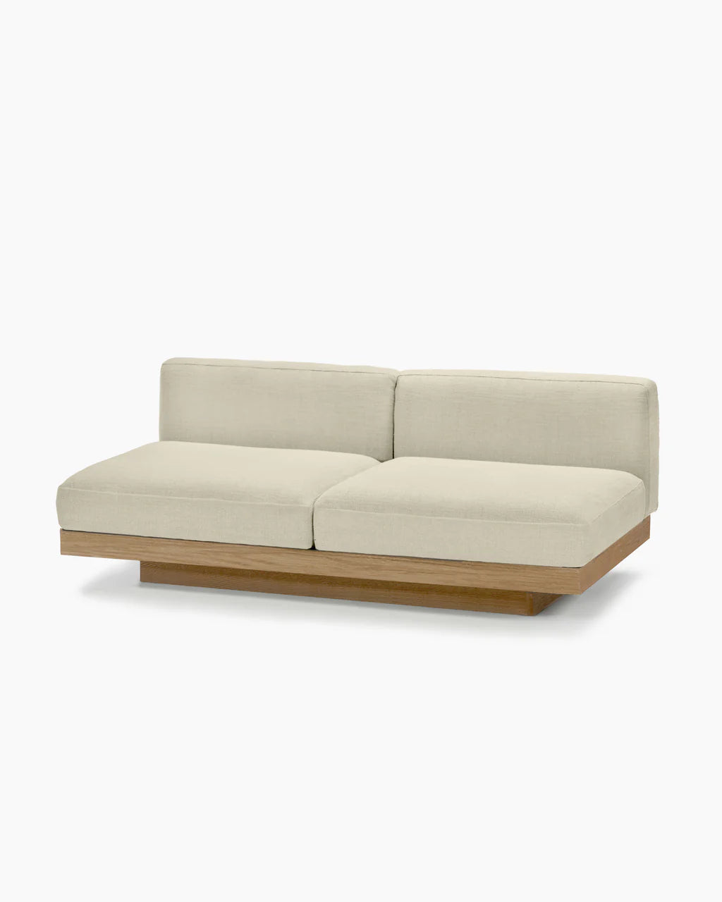Two Seater Beige Outdoor Sofa