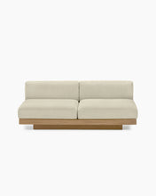 Load image into Gallery viewer, Two Seater Beige Outdoor Sofa