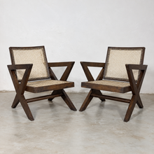 Load image into Gallery viewer, Set of 2 PJ-SI-45-A X-Leg Lounge Chairs