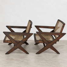 Load image into Gallery viewer, Set of 2 PJ-SI-45-A X-Leg Lounge Chairs