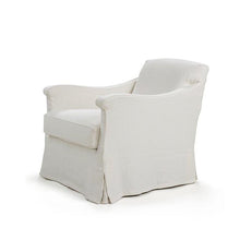 画像をギャラリービューアに読み込む, Linen Slipcover Chair