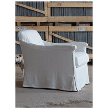 Afbeelding in Gallery-weergave laden, Linen Slipcover Chair