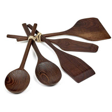 Load image into Gallery viewer, Ash Wood Kitchen Tool Set