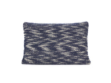 Load image into Gallery viewer, Deco Linen Cushion Blu