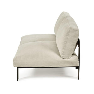 Ivory Two Seater Sofa