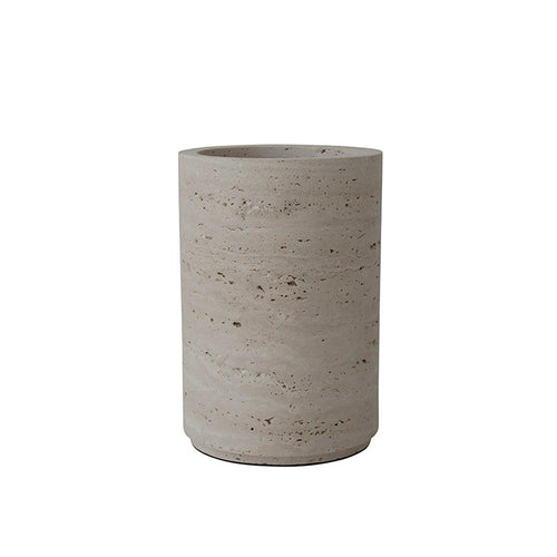 Large Travertine Vase
