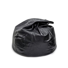 Afbeelding in Gallery-weergave laden, Black Leather Bean Bag