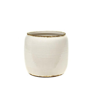 white glazed plant pots White Large Glazed Pot – GENERAL GOODS